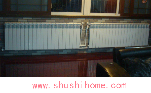 高鑄鑄鋁暖氣片明裝效果圖