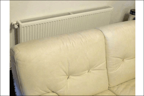 沙發(fā)后暖氣片安裝效果圖